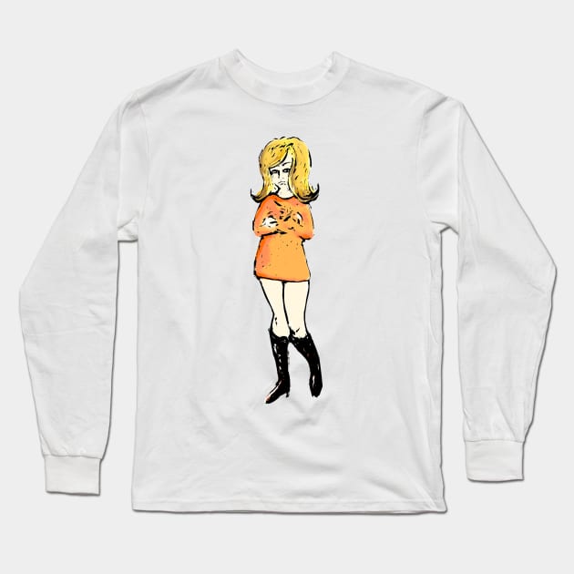 Nancy Sinatra Long Sleeve T-Shirt by Corvons